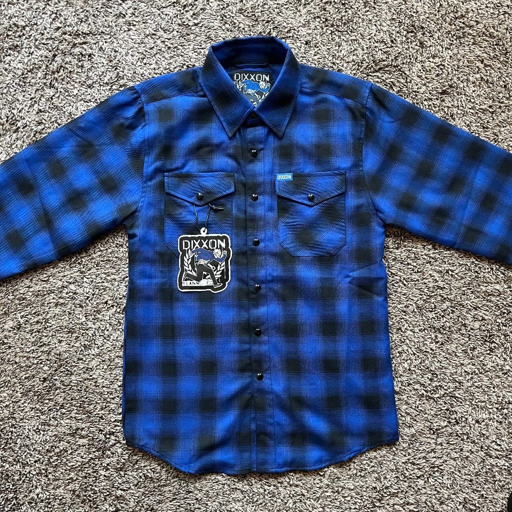 DIXXON Circle Pit Flannel, NEW, men's size XS